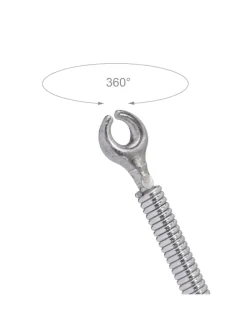 Rohrreinigungsspirale in Silber - 5 m