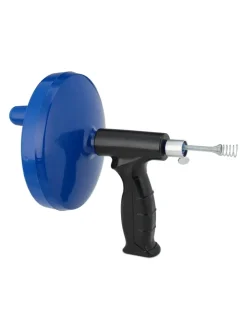 Rohrreinigungsspirale in Blau/ Schwarz - 6 m