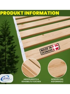 Rollrost Romo 15 - 22 Leisten Nordische Kiefer in Natur