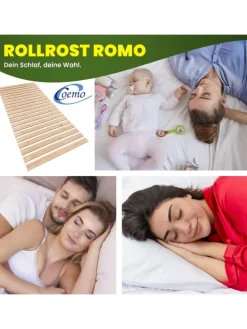 Rollrost Romo 15 - 22 Leisten Nordische Kiefer in Natur