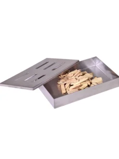 Räucherbox Edelstahl in silber