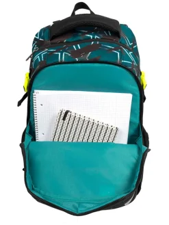 Rucksack "Active" in Grün/ Schwarz - (L)24 x (B)31 x (H)45,5 cm