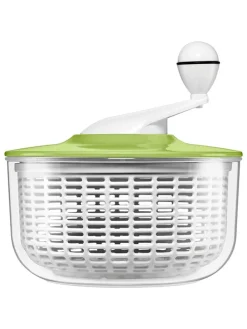 Salatschleuder in Transparent/ Grün - Ø 25 cm