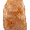 Salzkristall-Tischleuchte "Stone" in Orange - (H)19 x Ø 12 cm