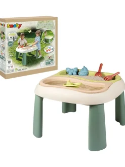 Sand- und Wasserspieltisch in Beige/ Grün - ab 18 Monaten
