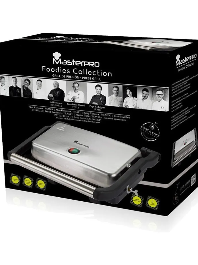 Sandwichmaker in Silber