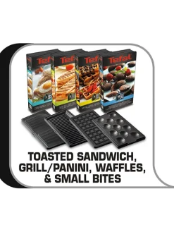 Sandwich-Toaster "Snack Collection" in Silber