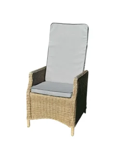 Sansibar Garden Dream Hochlehner, 120x50 cm in Anthrazit gestreift/Anthrazit