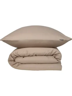 Satin-Bettwäsche-Set "Ella" in Beige