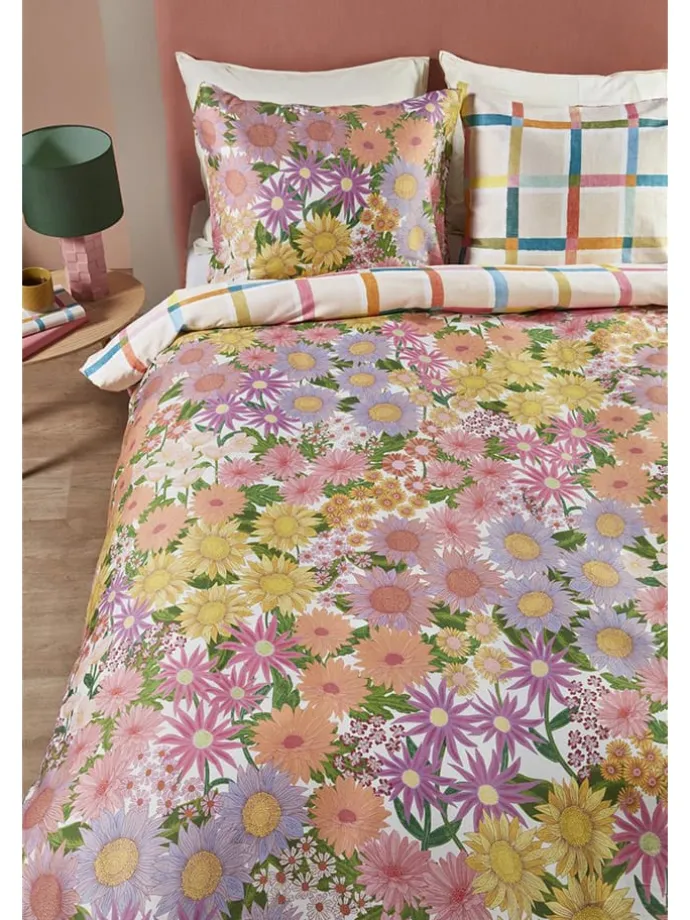 Satin-Bettwäsche-Set "Lucia" in Bunt