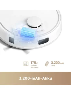 Saug- & Wischroboter ''E20 Plus'' in Weiß