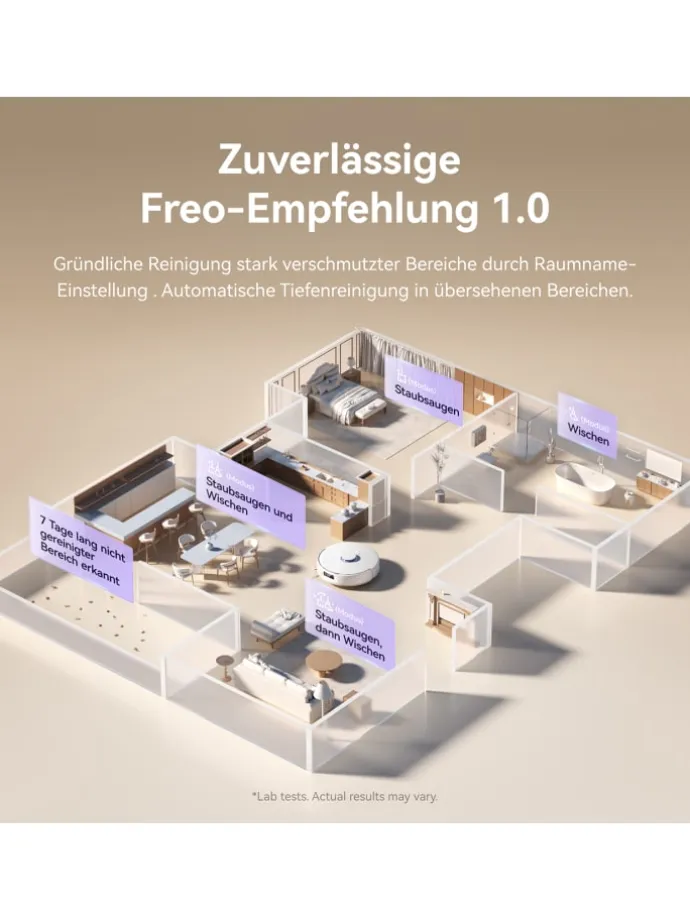 Saugroboter Freo X10 Pro in weiß