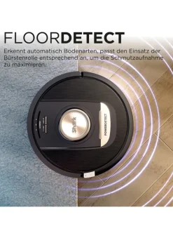 Saugroboter PowerDetect Self-Empty RV2820VEEU in schwarz