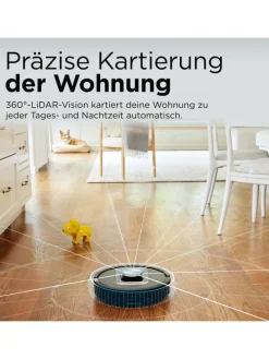 Saugroboter PowerDetect Self-Empty RV2820VEEU in schwarz