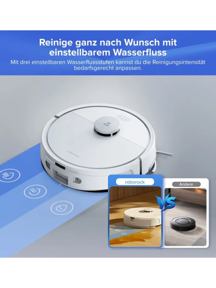 Saugroboter Q7 BF+ in Weiß, 8000 Pa, Dual Anti-Tangle-System