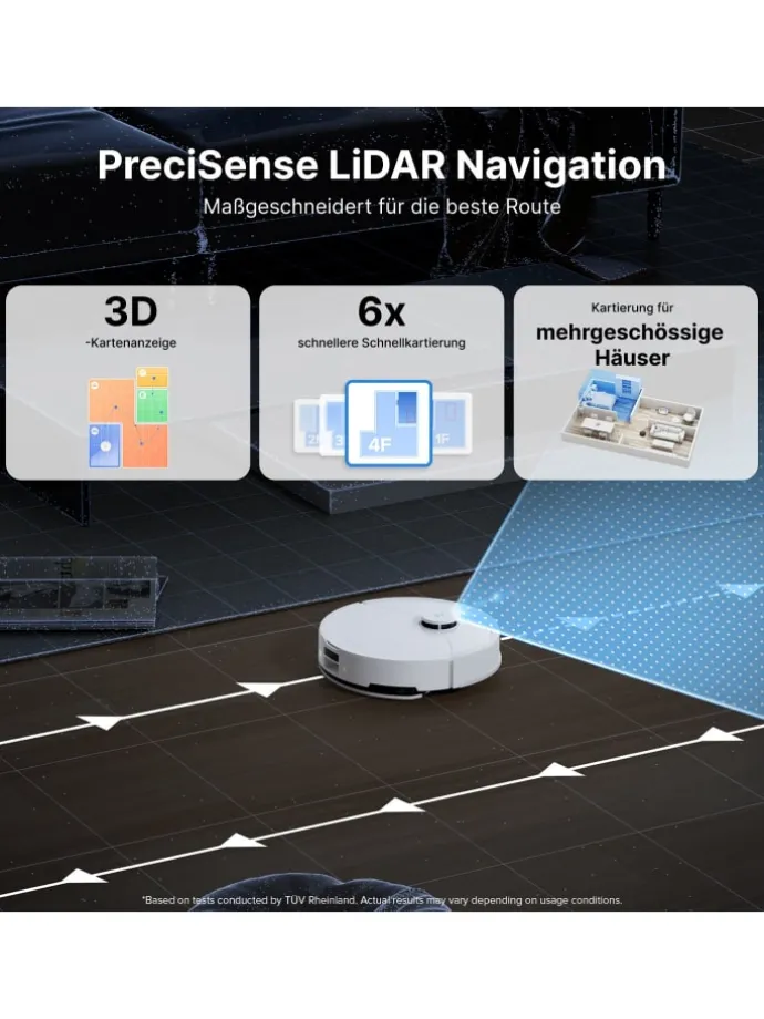 Saugroboter Q10PF+ in Weiß