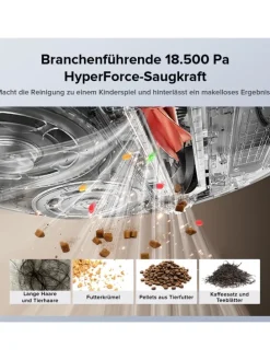 Saugroboter Qrevo Edge S5A in Weiß, 18500Pa, Dual Anti-Tangle-System