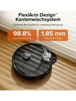 Saugroboter Qrevo Pro in Schwarz