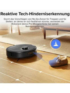 Saugroboter Qrevo Pro in Schwarz