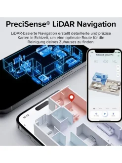 Saugroboter Qrevo Pro in Schwarz