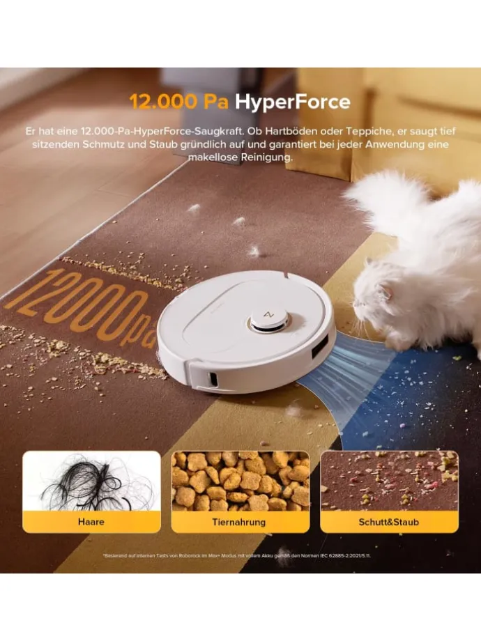 Saugroboter Qrevo S5V in Weiß