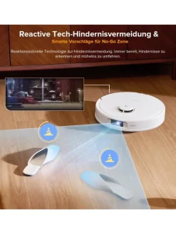 Saugroboter Qrevo S5V in Weiß