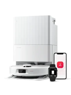 Saugroboter QV 35A in Weiß, mit Wischfunktion&Hebarem Wischmopp, 8000Pa