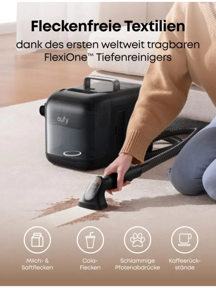 Saugroboter Robot Vacuum Omni E25 in schwarz