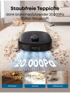 Saugroboter Robot Vacuum Omni E25 in schwarz