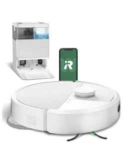 Saugroboter "Roomba® Plus 405 Combo-robot autowasch" in Weiß