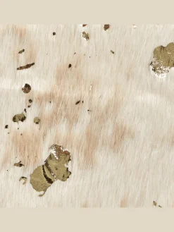 Schaffell BOGONG in Beige/Gold - (W) 130 x (H) 1 x (L) 170 cm