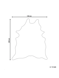 Schaffell BOGONG in Beige/Gold - (W) 150 x (H) 1 x (L) 200 cm