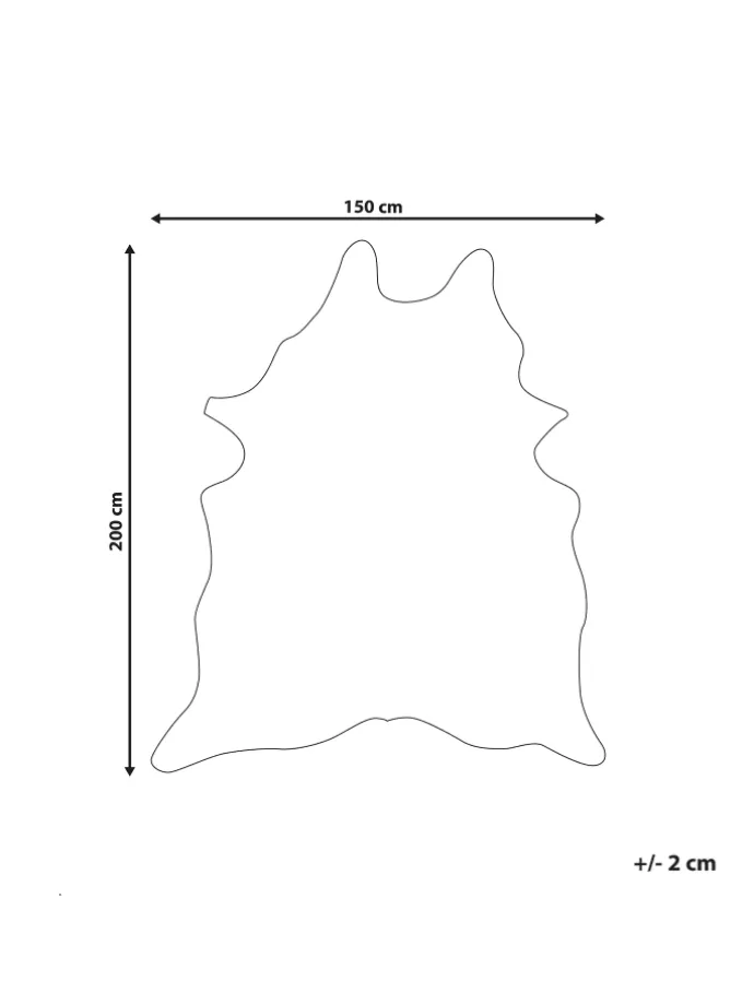 Schaffell BOGONG in Beige/Gold - (W) 150 x (H) 1 x (L) 200 cm