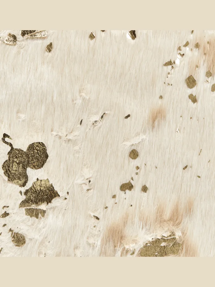 Schaffell BOGONG in Beige/Gold - (W) 150 x (H) 1 x (L) 200 cm