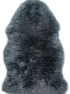 Schaffell in Anthrazit - (L)100 x (B)70 cm