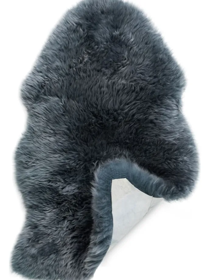 Schaffell in Anthrazit - (L)100 x (B)70 cm