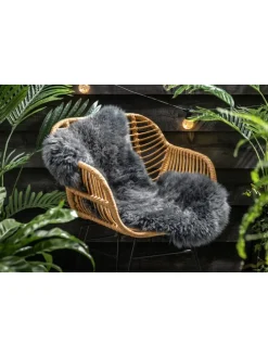 Schaffell in Anthrazit - (L)100 x (B)70 cm