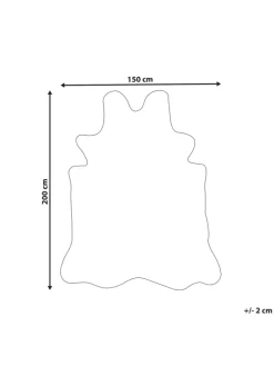 Schaffell KNOLL in Braun/Beige - (W) 150 x (L) 200 cm