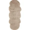 Schaffell MAMUNGARI in Beige - (W) 60 x (H) 6 x (L) 180 cm