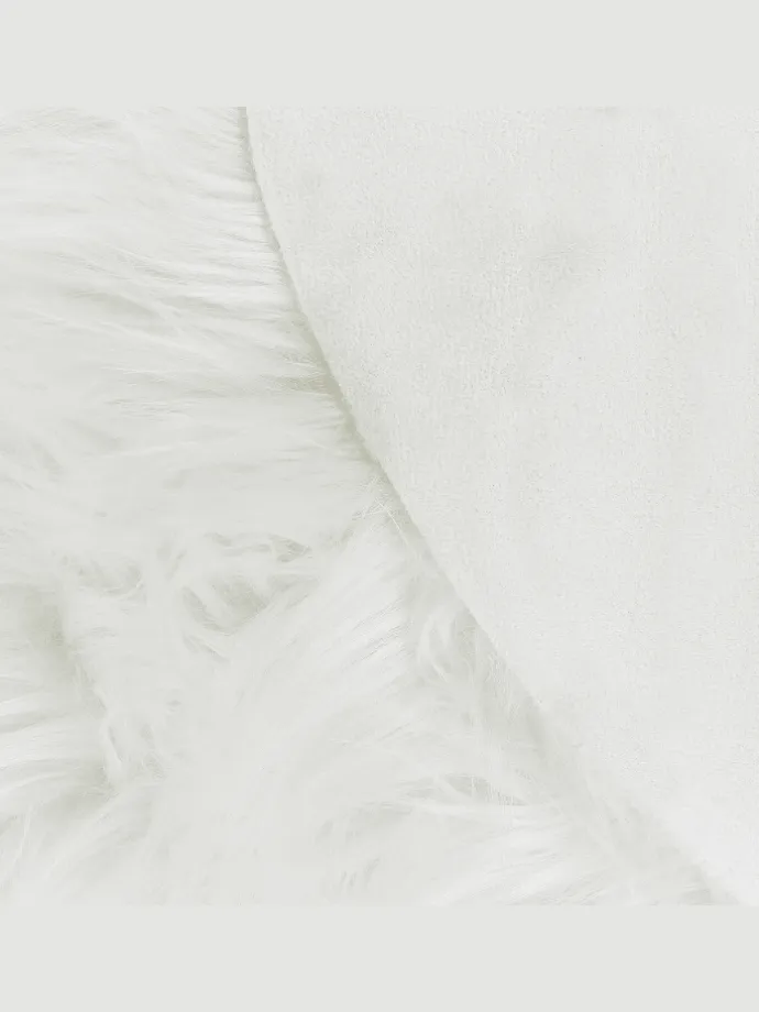 Schaffell MAMUNGARI in Weiß - (W) 60 x (H) 6 x (L) 180 cm