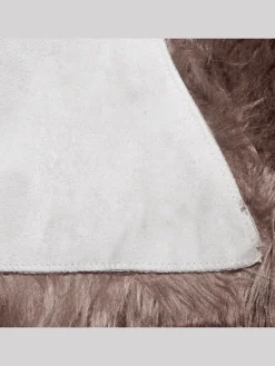 Schaffell MUNGO in Braun - (W) 63 x (H) 3 x (L) 95 cm