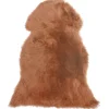 Schaffell ULURU in Braun - (W) 65 x (H) 8 x (L) 100 cm