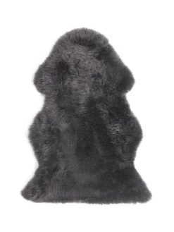 Schaffell ULURU in Grau - (W) 65 x (H) 8 x (L) 100 cm