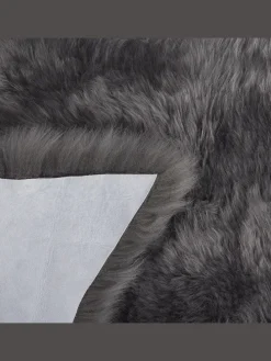 Schaffell ULURU in Grau - (W) 65 x (H) 8 x (L) 100 cm
