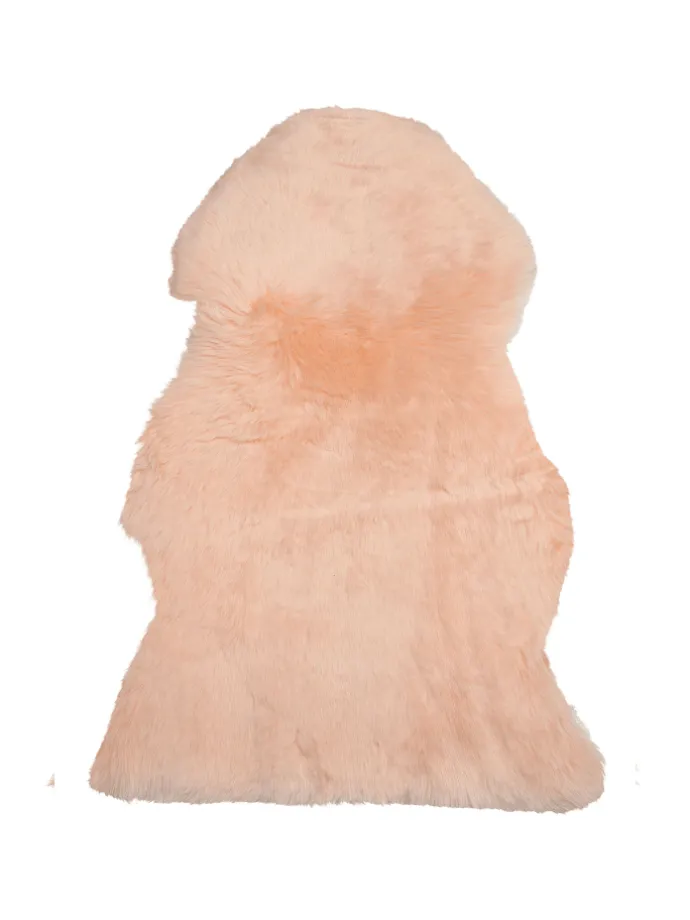 Schaffell ULURU in Rosa - (W) 65 x (H) 8 x (L) 100 cm