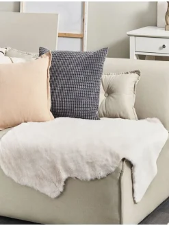 Schaffell UNDARA in Beige - (W) 60 x (H) 1 x (L) 90 cm