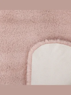 Schaffell UNDARA in Rosa - (W) 60 x (H) 1 x (L) 90 cm