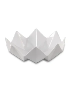 Schale " Polygono Star " in weiß