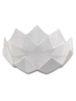 Schale " Polygono Star " in weiß