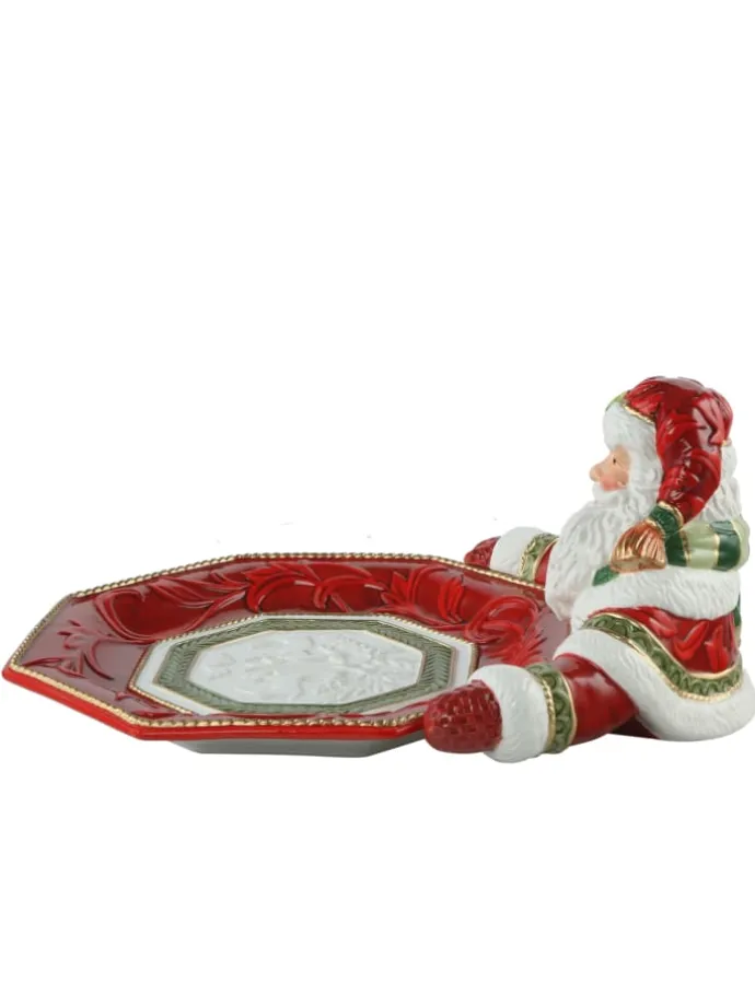 Schale " Santa präsentiert " in Bunt